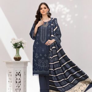 Dhanak Front Heavy embroidery With Saleeves Embroidered